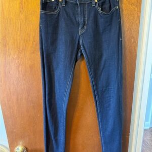 Women's Dark Blue Slim Fit Jeans